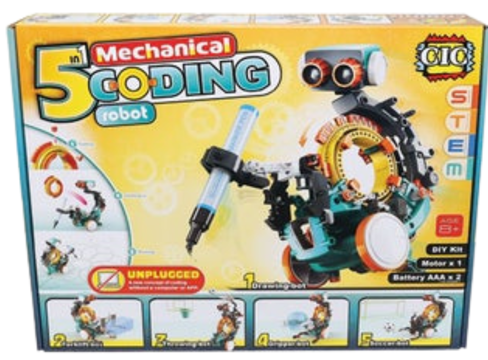 K1154 5 in 1 smart coding robot kit battery barn bundaberg